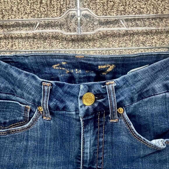 Seven7 Tummyless Skinny Jeans Womens Size 6 Blue Denim Cotton Stretch High Rise - Picture 4 of 16